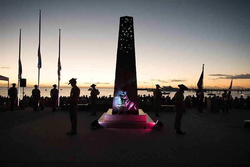 A Dawn Service in Redcliffe, Brisbane