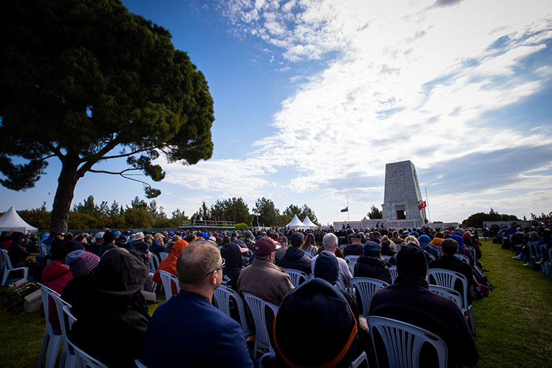 ANZAC Day at Lone Pine Cemetery in Gallipoli (image credit Defence Australia)